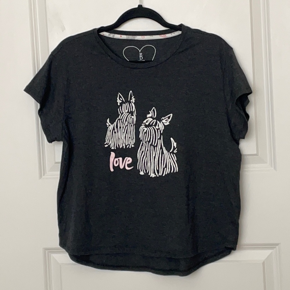 Ellen Degeneres Yorkie Love Tee Large Dogs